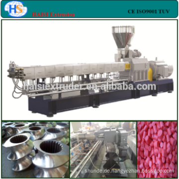 Double-screw Screw Design and Granules Application PP/PE Plastic material compounding Pelletizing Machine